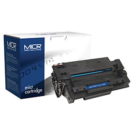 MICR Print Solutions Remanufactured MICR Black Toner Cartridge Replacement For HP 51A, Q7551A, MCR51AM