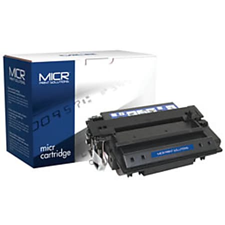 MICR Print Solutions Remanufactured High-Yield MICR Black Toner Cartridge Replacement For HP 51X, Q7551X, MCR51XM