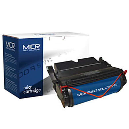 MICR Print Solutions Remanufactured Extra-High-Yield Black MICR Toner Cartridge Replacement For Lexmark™ 12A6835, MCR522LM