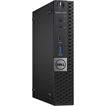 Dell™ Optiplex 7050 Micro Form Factor Refurbished Desktop PC, Intel® Core™ i7, 16GB Memory, 256GB Solid State Drive, Windows® 10, DE7050I7G7DT-REF