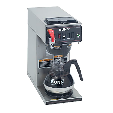 BUNN CWTF 12-Cup Commercial Automatic Coffeemaker, Stainless Steel