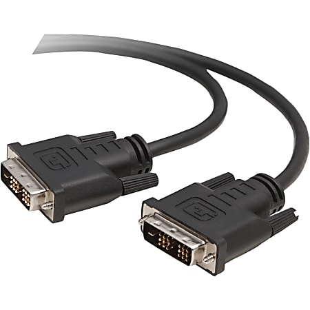 Belkin DVI Video Cable - 10 ft DVI Video Cable for Video Device - First End: DVI (Dual-Link) Digital Video - Male - Second End: DVI (Dual-Link) Digital Video - Male - TAA Compliant