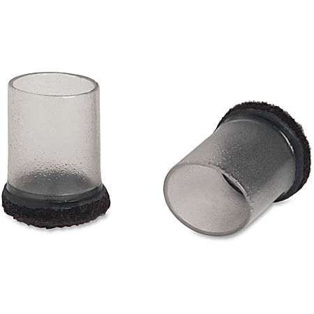 Lorell Sleeve Hard Floor Protectors 1 78 x 1 14 Clear Set Of 8