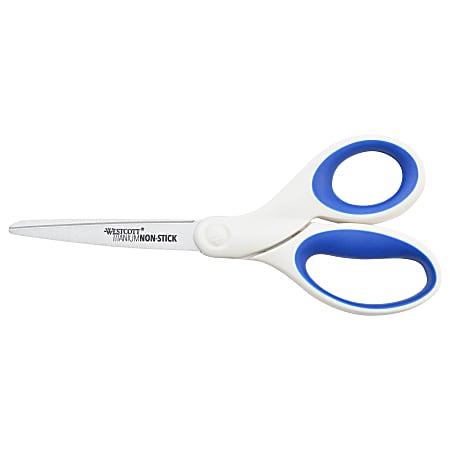 Westcott® Titanium Bonded Non-Stick Scissors, 7", Pointed,