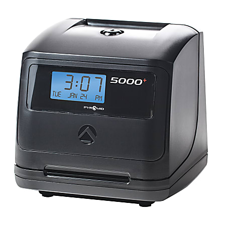 Pyramid 5000 Automatic Time-Totaling Time Clock, 7-1/4" x