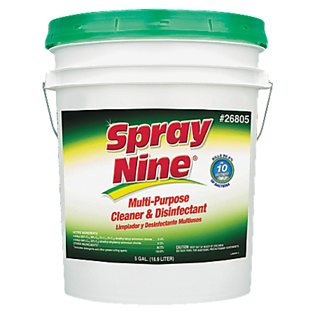 Spray Nine® Multipurpose Cleaner/Disinfectant, 5 Gallon Container