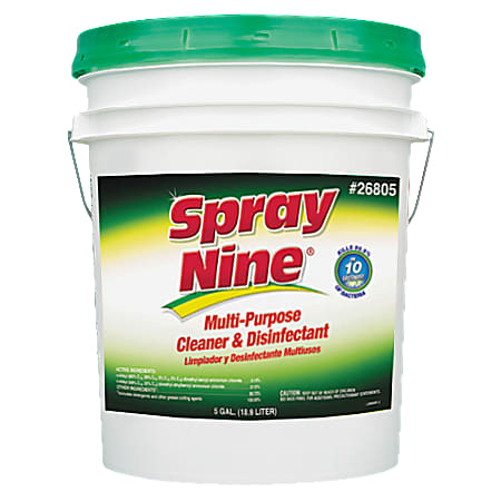 Spray Nine® Multipurpose Cleaner/Disinfectant, 5 Gallon Container