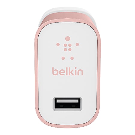 Belkin® MIXIT Metallic Home Charger, Rose Gold