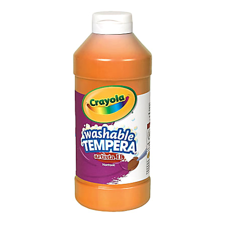 Crayola® Artista II® Tempera Paint, 16 Oz, Orange