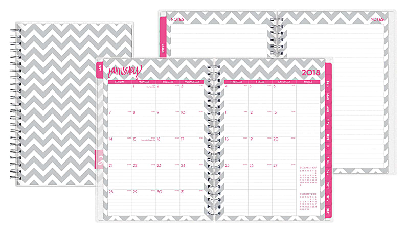 Blue Sky™ Dabney Lee Weekly/Monthly Planner Notes, 5 7/8" x 8 5/8", 50% Recycled, Ollie, January to December 2018 (102132)