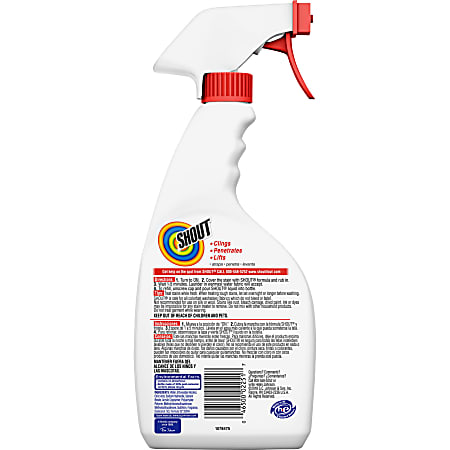 SC Johnson Shout Laundry Stain Remover Spray 22 Fl Oz Pack Of 8 Bottles -  Office Depot