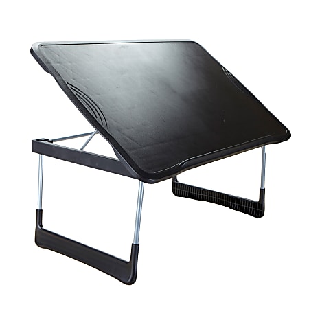 Foldable laptop table target top