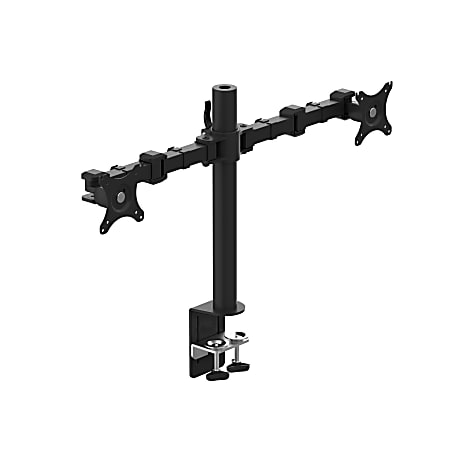 FlexiSpot Dual Monitor Mount For Desk Risers, Black