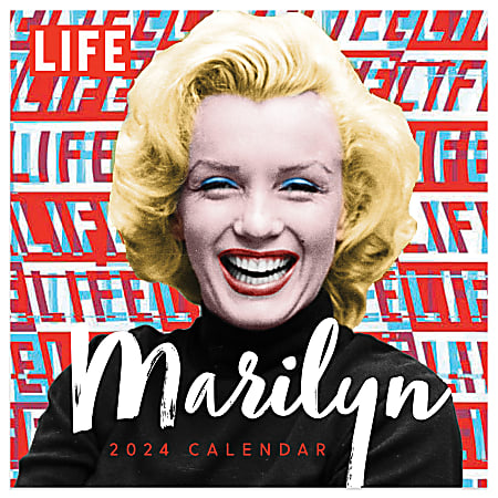 2024 TF Publishing Art and Design Monthly Mini Wall Calendar, 7” x 7”, Marilyn, January To December