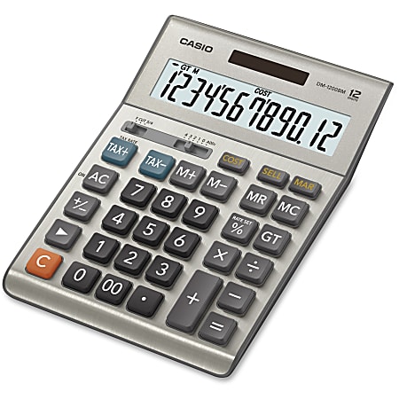 Casio DM-1200BM 12-Digit Extra-Large Display Desktop Calculator