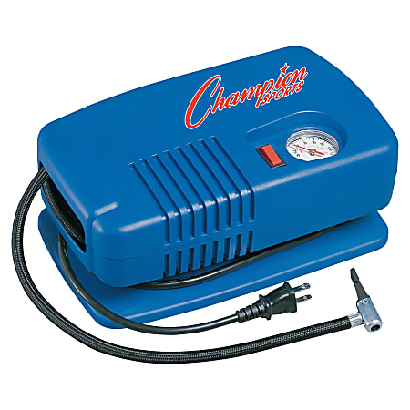 Champion Sports Deluxe Electric Inflating Pump - Blue