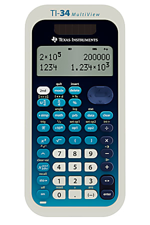 Texas Instruments® TI-34 MultiView™ Scientific Calculator