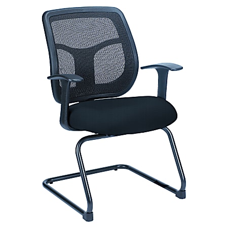 Raynor® Eurotech Apollo VMTG9900 Sled-Base Guest Chair, 36"H x 24"W x 24"D, Abstract Navy Fabric