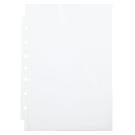 Wilson Jones® Top-Loading Sheet Protectors, 5" x 8", Clear, Pack Of 5