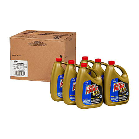 Liquid-Plumr® Heavy-Duty Clog Remover Drain Cleaner, 80 Oz Bottle, Box Of 6