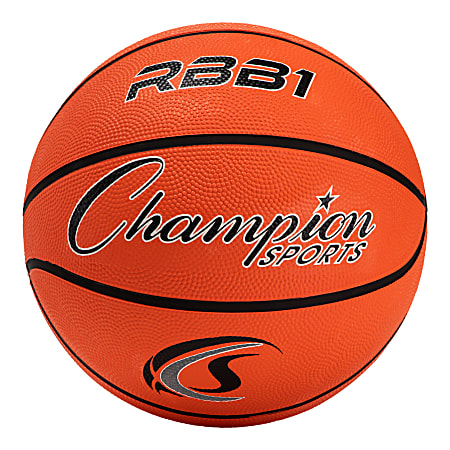 Champion Sports Basketball, Size 7, 29.5", Orange, 1 Ball