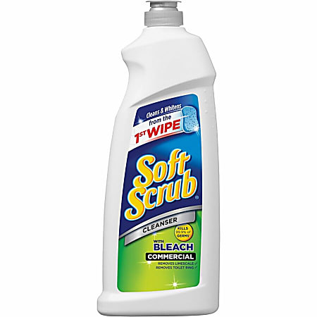 Soft Scrub Cleanser With Bleach 36 Oz Bottle - Office Depot