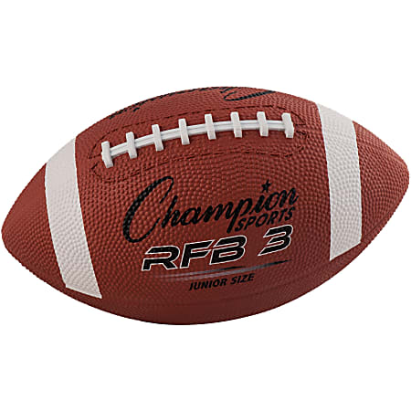 Champion Sports Junior Rubber Football, 9"