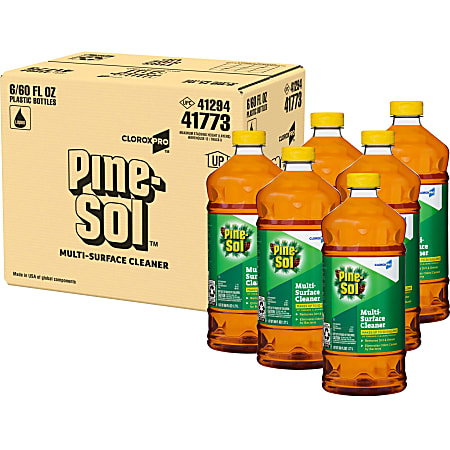 Pine-Sol® Multi-Surface Liquid Cleaner, Pine Scent, 60 Oz Bottle, Case Of 6