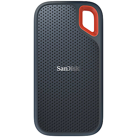 SanDisk® Extreme Portable External Solid State Drive, 2TB, SDSSDE60-2T00-G25, Black