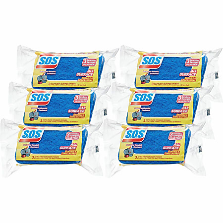 S.O.S All Surface Scrubber Sponge - 5.3 S.O.S All Surface Scrubber Sponge - 5.3