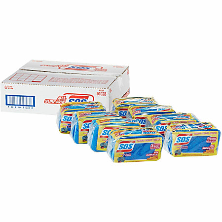 S.O.S All Surface Scrubber Sponge - 5.3 S.O.S All Surface Scrubber Sponge - 5.3