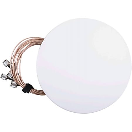 Meraki Downtilt Panel Omni - 2.400 GHz to 2.500 GHz, 5.150 GHz to 5.875 GHz - 3.7 dBi - Wireless Access Point, IndoorWall/Pole/Ceiling/Flush/Surface/Pipe - Omni-directional - RP-TNC Connector