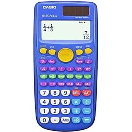 Casio fx-55Plus Scientific Calculators, Pack Of 10