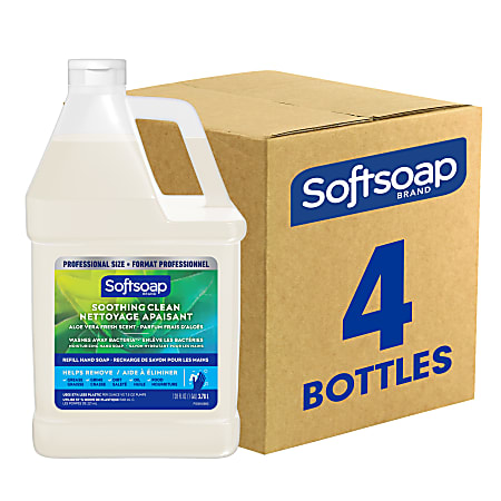 Softsoap® Moisturizing Liquid Hand Soap, Clean Scent, Carton Of 4 Refills