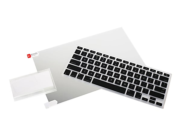 IOGEAR Shield+Protect: 13" Macbook Pro Retina Keyboard Skin and Screen Protector - For Notebook Keyboard - Transparent