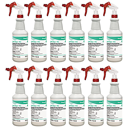 Diversey™ Bath Mate™ RTU Disinfectant/Cleaner, Fresh Scent, 32 Oz Bottle, Case Of 12