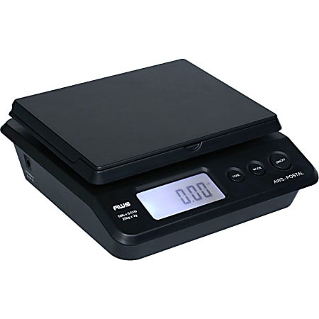 AWS PS-25 Digital Postal/Shipping Scale - 55 lb / 25 kg Maximum Weight Capacity - Black