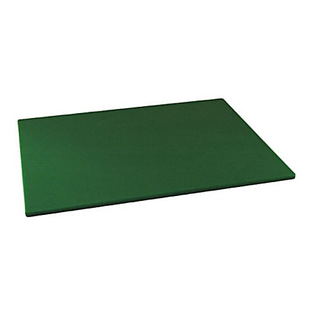 Winco Polyethylene Cutting Board, 1/2"H x 18"W x 24"D, Green