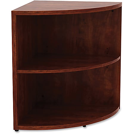 Cherry wood clearance corner bookcase