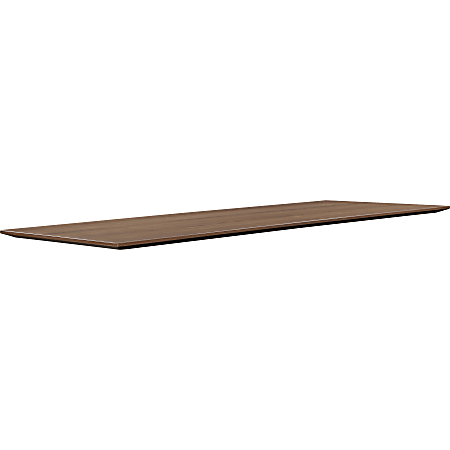 Lorell® Laminate Knife-Edge Table Top, 60"W x 30"D,  Walnut