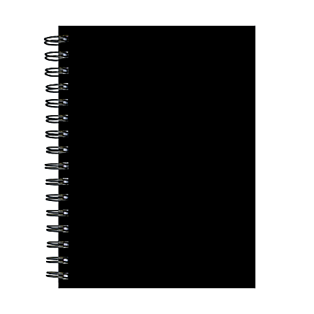 TF Publishing Undated Spiral Journal, 7" x 9", Black
