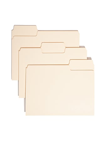 Smead® SuperTab® Heavyweight File Folders, Letter Size, 1/3