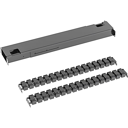 Lorell Beam & Cable Management Spines - Cable Management Spine - Black - 3 / - 51.20