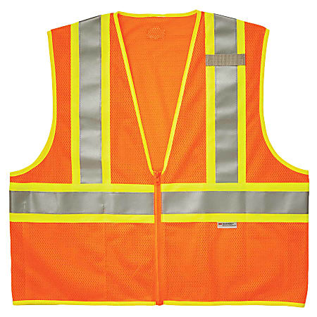 Ergodyne GloWear® Safety Vest, 2-Tone 8230Z, Type R Class 2, Large/X-Large, Orange
