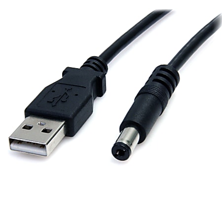 StarTech.com 3 ft USB to Type M Barrel 5V DC Power Cable - Charge your 5V DC devices using your computer USB port - USB2TYPEM