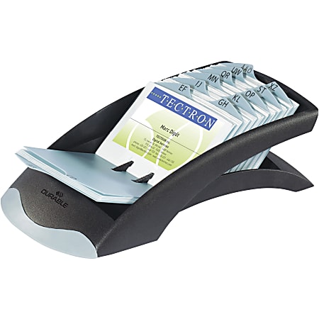 DURABLE VISIFIX Desk Business Card File