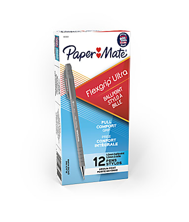 Paper Mate® FlexGrip Ultra™ Ballpoint Pens, Medium Point,
