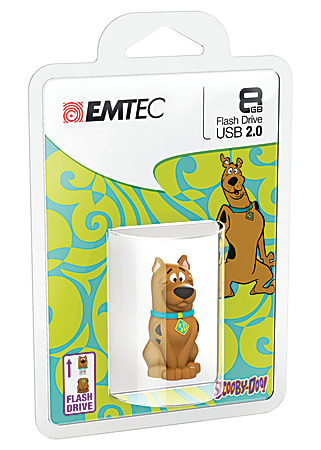 Emtec USB Character Figure Flash Drive, 8GB, Scooby Doo