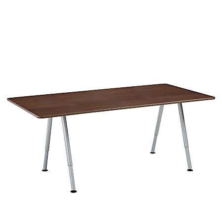 Iceberg OfficeWorks™ Freestyle Table Top, 72"W x 36"D, Walnut (Legs Set sold separately)