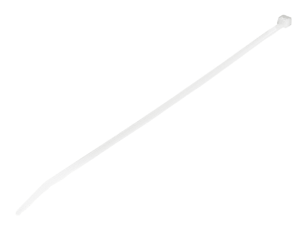 StarTech.com 100 Pack 10" Cable Ties - White Extra Large Nylon/Plastic Zip Ties Adjustable Network Cable Wraps UL TAA -100 Pack White
